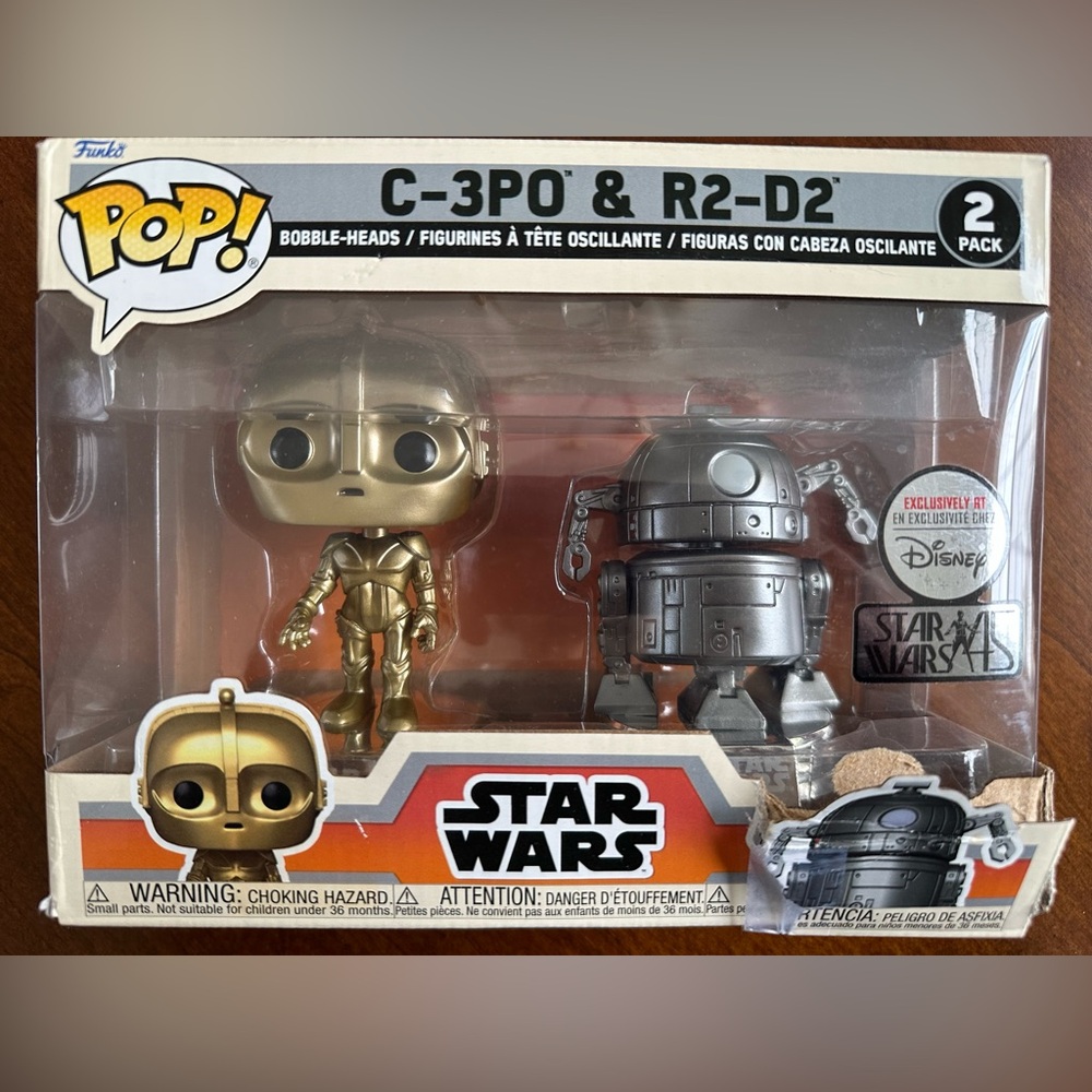 Funko Pop - Star Wars: 2 Pack R2-D2 C-3PO Concept Series Disney Exclusive - NIB